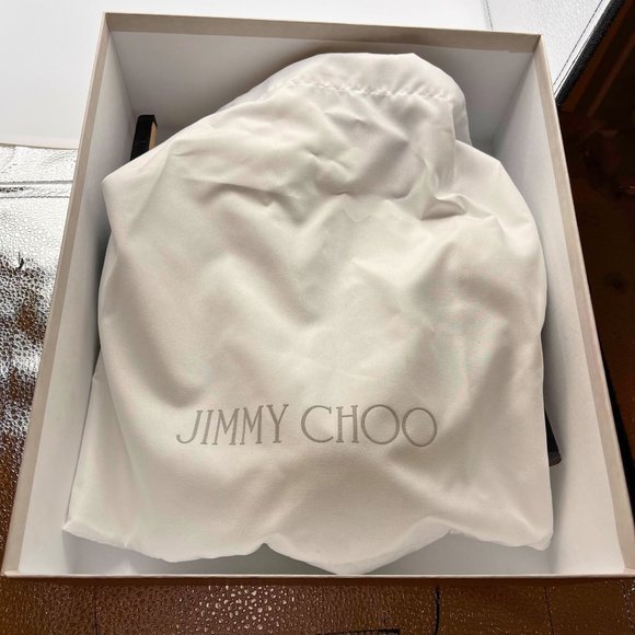 JIMMY CHOO LORETTA BLACK SUEDE ANKLE BOOT, CUT-OUT FRONT & GOLD-TONED BUTTONS - Picture 13 of 15